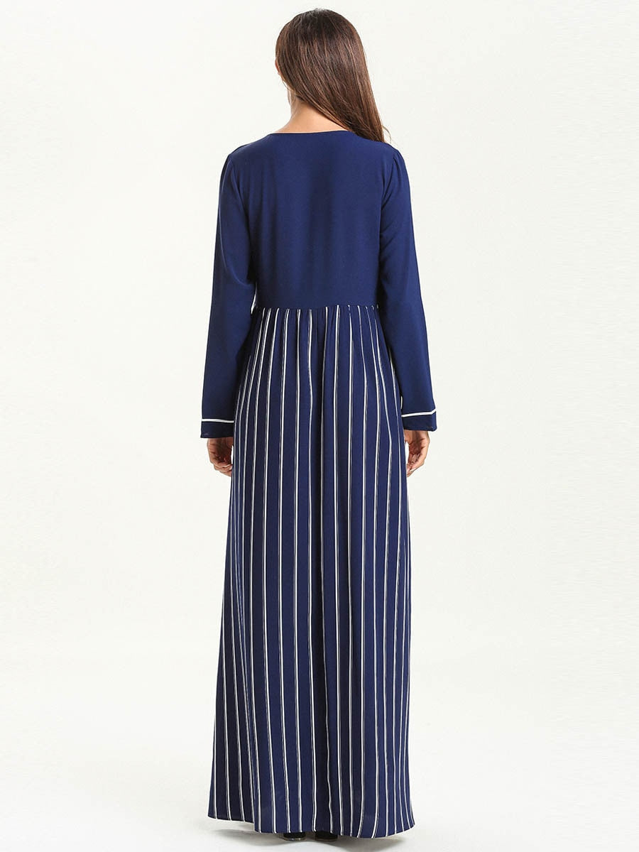 Kaftan Maxi Long Sleeve Dress