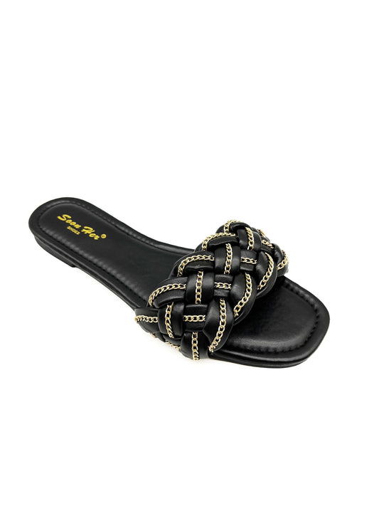 Ravy Black Slides